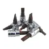 Cuadrado de 1/4 de pulgada 6.3 mm Dado para Destornillador Plano/Dado para Punta de Destornillador Plano/Cabeza de Destornillador Plano