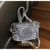 Estilo Coreano 2025 Verano Nuevo Bolsa de Compras de Mezclilla Bolso de Hombro Gran Capacidad Estilo Relajado Diseño Nicho Bolso Cruzado