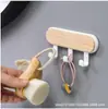 Ganchos Adhesivos Creativos Escandinavos de Madera Maciza Sin Taladrar Plástico Adhesivo Puertas y Ventanas Abrigos y Sombreros Cocina Fila de Ganchos Sin Rastro Venta al por Mayor