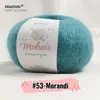 Comercio exterior hilo de mohair de bebé sudafricano para tejer a mano ganchillo DIY hilo fino hilo de mohair de seda ovillo de caballito de mar venta al por mayor