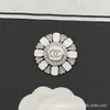 Nuevo Modelo Transfronterizo de Pasador para el Cabello Broche Doble C Estilo Chanel con Letras y Logo Correctos, Disponible en Stock con Álbum de Fotos, Descuento por Cantidad Disponible