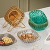 Silaiman Light Luxury Phnom Penh Diamond Bone Spitting Dish Lanche de qualidade alimentar doméstica Frutas secas Prato de frutas secas Prato de lanche de doces