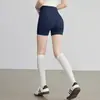 Shorts Finos de Yoga para Mujer, de Cintura Alta, Levanta Glúteos, Shorts Deportivos para Correr, Ropa de Fitness de Tres Puntos, Shorts de Ciclismo, Secado Rápido, Anti-Exposición
