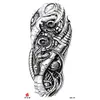Pegatinas de tatuaje de brazo completo al por mayor, tatuaje de brazo de flor impermeable en el brazo, tatuaje de brazo completo transfronterizo Europa y Estados Unidos