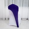 Funda Decorativa Transfronteriza para Respaldo de Silla de Una Sola Pierna, Pieza Única Elástica, Funda para Silla de Hotel y Banquete, Color Sólido, Cubierta para Respaldo de Silla de Una Sola Pierna Baita