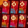 2027 Año del Cordero Sobre Rojo Creativo Brillo Mate Dibujo Animado Zodiaco Cien Yuan Mil Yuanes Sobre de Dinero de la Suerte para Año Nuevo