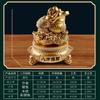 Decoração de Sapo Dourado de Três Pernas Criativa para Casa Sala de Estar Entrada Mesa Estilo Chinês Fortuna