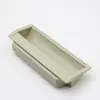 Manija de archivador de chapa metálica, manija de hebilla empotrada para gabinete de datos, manija de plástico, accesorios para puerta de cajón de casillero de acero
