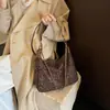 Bolso Tote Estilo Perezoso Ante Estampado Leopardo Mujer 2026 Otoño/Invierno Nueva Moda Versátil Bolso de Hombro Único Bolso de Cadena para Viajar