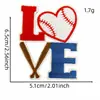Patches Bordados da Série de Baseball para Roupas Esportivas, Sapatos e Chapéus, Emblemas Termocolantes, Bordado Computadorizado, Adesivo Hot Melt