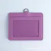 Porta-Crachá de Couro Sintético Colorido, Porta-Cartão, Porta-Cartão de Ônibus, Crachá de Funcionário, Porta-Crachá de Exposição, Etiqueta, Porta-Crachá