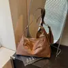 2026 Bolso Casual Simple Estilo Coreano Nuevo de Alto Valor Moderno Chic Bolso de Axila Bolso Cruzado de Hombro Único de Nicho