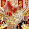 2026 Año del Caballo Oro Puro 999 Caballo Rico Llavero Colgante Adorno para Bolso Adorno de Caballo Regalo para Amigos para Traer Buena Fortuna Año Nuevo