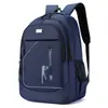 Mochila Grande Capacidade Simples da Moda Cor Sólida Mochila Escolar para Estudantes Mochila de Viagem para Computador Resistente ao Desgaste Leve Mochila para o Dia a Dia
