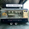 Food Truck Famoso en Internet, Carrito de Snacks Multifuncional, Carrito Expendedor de Café y Té de Leche para Zonas Turísticas y Campamentos, Carrito de Helados