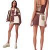 Buena Calidad Transfronteriza 2022 Mezclilla Elástica Ajustada Levanta Glúteos Aliexpress Wish Falda Corta de Mezclilla Aliexpress para Mujeres