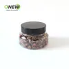 Frasco de Plástico PET de Grado Alimenticio de 180 ml para Snacks Infantiles, Galletas, Dulces, Cacahuates y Semillas, Botella de Plástico Transparente