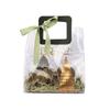 Bolsa transparente para presente de mão lenço de seda bolsa grande capacidade simples elegante bolsa de mão PVC