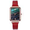 Reloj Cuadrado de Concha Más Vendido Mismo Estilo de Xiaohongshu, Reloj de Cuarzo Casual a la Moda para Estudiantes Mujeres Venta al por Mayor