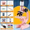 Microscópio óptico HD infantil, livro didático para ensino fundamental e médio, mesmo experimento científico, brinquedo educativo, presente