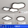 Luz Principal de Sala de Estar, Lámpara de Nube Medieval, Lámpara de Techo, Protección Ocular de Espectro Completo, Lámpara de Vestíbulo con Textura de Madera de Nogal Retro