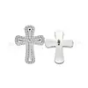 Pendientes de Cruz Vintage de Aleación de Titanio F136 Perforaciones Labiales Rosca Interna Joyería de Piercing de Titanio G23 Tachuelas para Hélice Auricular