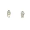 Pendientes de Encaje Estilo Retro Francés con Diamantes Brillantes y Perlas, Lujo Ligero y Sensación de Alta Gama, Diseño Elegante y de Moda, Pendientes Exquisitos