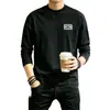 Camiseta de marca de moda otoño manga larga estilo callejero retro camiseta nuevo estilo de moda marca de moda americana camiseta blanca capa base