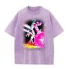 Camiseta de manga corta con estampado de anime de nueva marca de moda de verano, informal, holgada, para hombre y mujer, top bidimensional de Dragon Ball