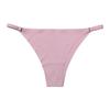 Calcinhas de Uma Peça Sem Costura com Cintura Delicada, Estilo Europeu e Americano, Baixa para Mulheres, Forro 100% Algodão, Roupa Íntima Triângulo Feminina, Lingerie Sexy no Atacado