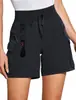 Ropa de Trabajo Transfronteriza Deportes al Aire Libre Pantalones Cortos para Correr de Cintura Alta Secado Rápido Bolsillo Multifuncional Pierna Recta Pantalones Deportivos Casuales para Mujer