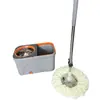 Venta Directa de Fábrica Cubo para Mopa con Mopa Giratoria, Limpieza sin Contacto con las Manos, Herramienta de Limpieza para el Hogar, Limpieza en un Solo Paso, Herramienta de Doble Uso Seco y Húmedo para Personas Perezosas