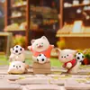 Figuras de Brinquedo Criativas e Modernas de Gatos e Cachorros, Enfeites de Mesa Cartoon Fifa, Artesanato de Resina Tendência Caixa Surpresa, Presentes de Aniversário
