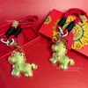 Año del Caballo Oro Puro 999 Hazte Rico Inmediatamente Llavero Accesorios que Contienen Oro Colgante Creativo Hazte Rico Inmediatamente Colgante para Teléfono Móvil
