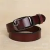 Talla grande Cinturón de Cuero para Mujer Cinturón para Mujer Venta al por Mayor Cinturón Versátil Casual para Mujer Cinturón de Piel de Vaca Alargado Mujer