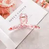 ¡Liquidación! Nuevos Pasadores de Pelo de Lunares de Pintura de Colores de Verano Pinzas de Garra de Cinta de Color Caramelo Pasadores para Moño en la Parte Posterior de la Cabeza Accesorios para el Cabello