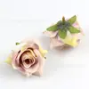 64 Colores Calientes Lavanda de Temu Cabezas de Rosa de Simulación Flor para Pasador de Pelo DIY Flor de Jardín Hecha a Mano Bolsa de Materiales de Enredadera