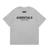 Esenciales Fear of God Algodón Moda Transfronteriza Marca Fog Sublínea Ess Camiseta Estampada de Manga Corta High Street