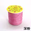 Não. 72 Fio de Jade 0,8mm Poliéster Fio Trançado à Mão Pingente DIY Corda Vermelha Acessórios de Nó Chinês Fio Ponto Atacado