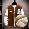 Chaqueta de Béisbol Nueva para Hombre 2026 Primavera y Otoño, Corte Holgado Casual con Bordado de Letras, Abrigo para Pareja