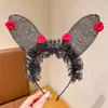 Tocado de Halloween Sombrero Mágico de Bruja Diadema Decoración de Maquillaje Diadema de Encaje Horquilla de Calabaza Accesorio para el Cabello de Fantasma