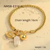 Nuevo Collar Pulsera Transfronterizo Collar con Colgante de Diamante Amor Europeo y Americano Pulsera de Acero Inoxidable de Lujo Ligero Nicho de Alta Calidad para Mujer