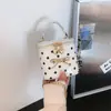2026 Nova Bolsa de Mão com Corrente Estilo Pequeno Perfume Bolinhas Bolsa de Ombro Único Estilo INS Moda Simples Elegante Bolsa Saco Feminina