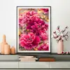 Tela de Algodón Importada Bordado de Punto de Cruz Real Mona Lisa con Acentos Dorados, Nuevo Diseño Exquisito para Sala de Estar, Bordado Hecho a Mano