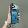 Funda magnética para teléfono con textura de Kevlar similar a la piel, adecuada para Apple 17Promax Atardecer y Amanecer 16 Tacto de alta gama 15/11