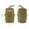 Bolsa de Ombro para Armazenamento Externo Mais Vendida Transfronteiriça, Bolsa para Celular com Alça de Ombro, Multifuncional, Tática para Fãs Militares, Primeiros Socorros, Bolsa para Rádio Walkie-Talkie ao Ar Livre
