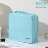 Bolsa de Maquiagem Novo Estilo com Grande Capacidade, Padrão Xadrez, Ultraleve, Resistente ao Desgaste, Pode Ficar em Pé ou Ser Pendurada em uma Mala, Bolsa de Maquiagem de Armazenamento