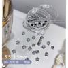 Broca Garra de Zircônia Brocas para Unhas Ornamentos de Broca Japoneses Versátil Trapézio Olho de Cavalo Gota D'água Quadrado Broca de Zircônia com Ornamento para Unhas