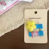 Novos Presilhas de Cabelo Florais e de Animais Estilo Coreano para Crianças, Grampos, Presilhas Laterais, Presilhas para Franja