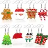 Nuevo Artículo Caliente St de Navidad. Aretes Acrílicos Temáticos del Día de San Patricio y Día del Maestro